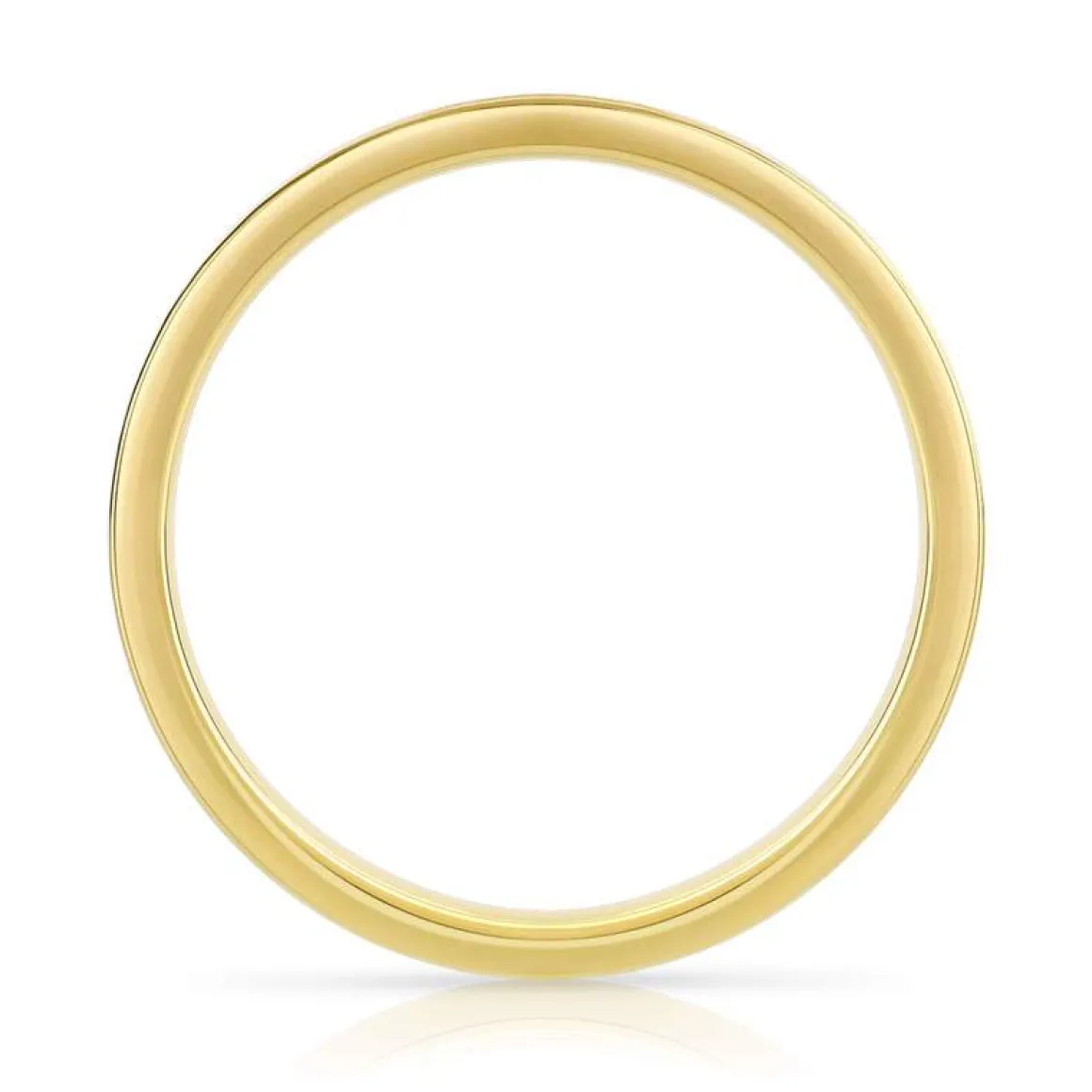 Alliance or 750 jaune tour complet diamants 0.50 ct 2.1mm