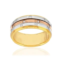 Alliance or 375 3 ors diamants HSI 0.22 carat