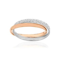 Alliance 2 ors 750 rose et blanc