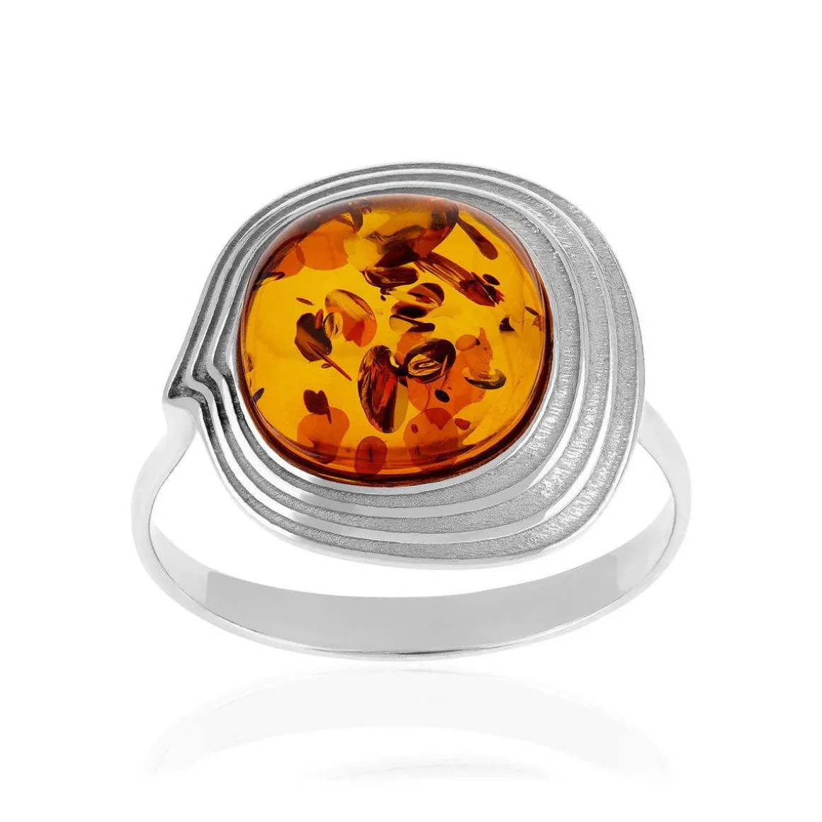 Bague argent 925 ambre
