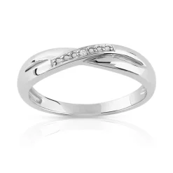 Bague argent 925 diamant