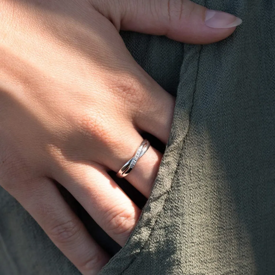 Bague argent 925 diamant