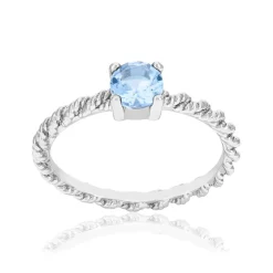 Bague argent 925 et pierres synthétiques