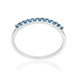 Bague argent 925 et pierres synthétiques