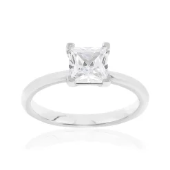 Bague argent 925 et zirconia