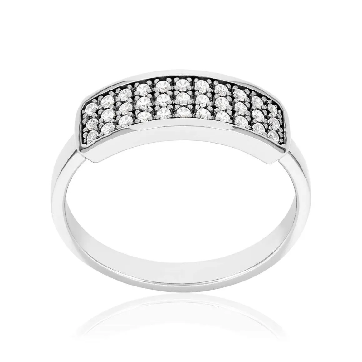 Bague argent 925 et zirconias