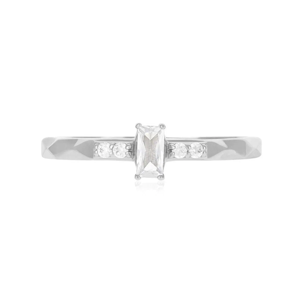 Bague argent 925 et zirconias
