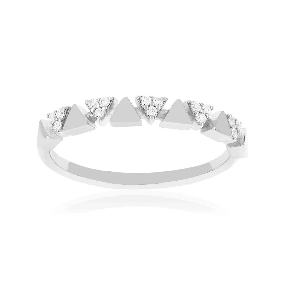 Bague argent 925 et zirconias