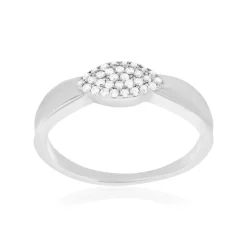 Bague argent 925 et zirconias