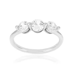 Bague argent 925 et zirconias