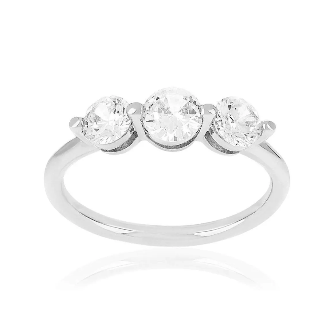 Bague argent 925 et zirconias