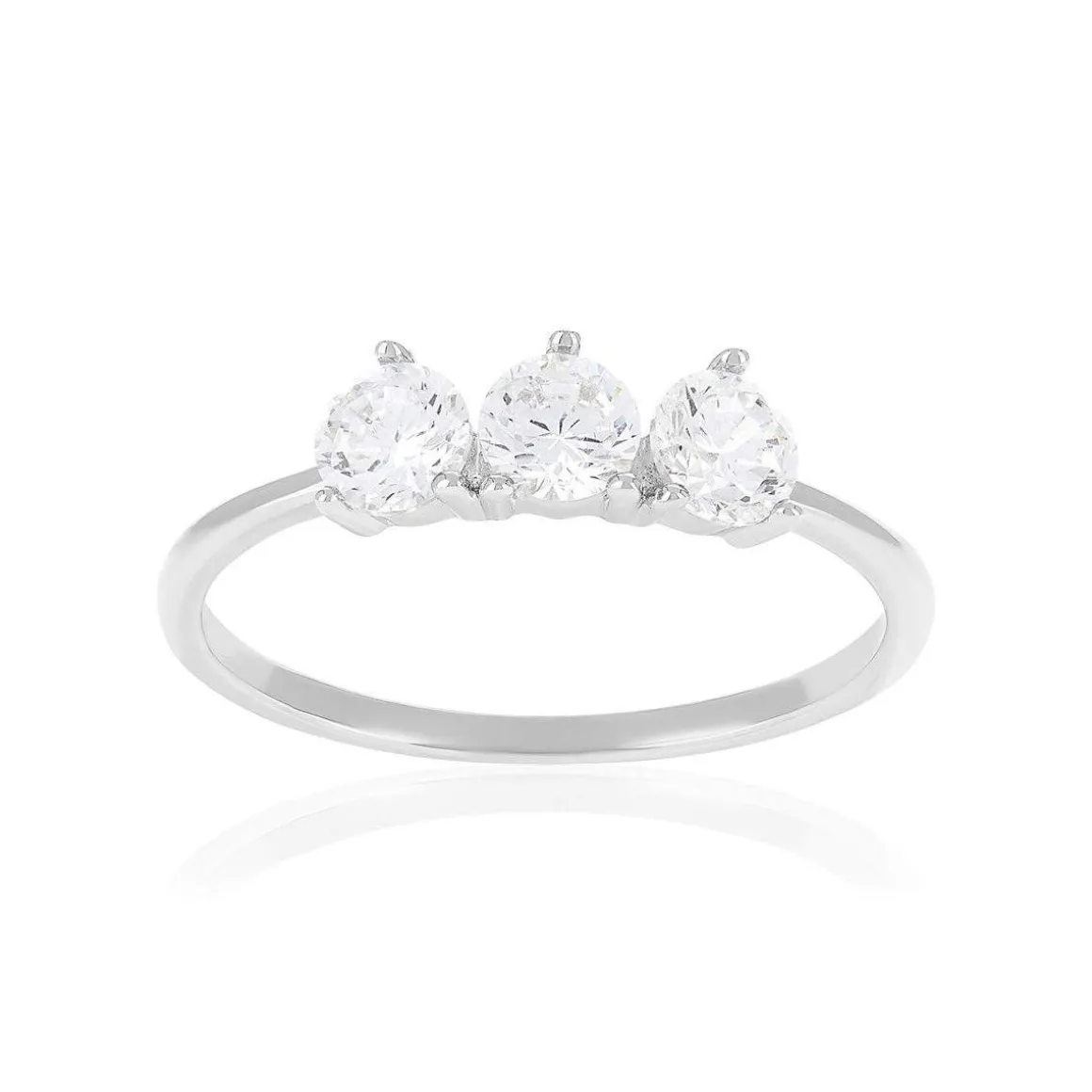 Bague argent 925 et zirconias