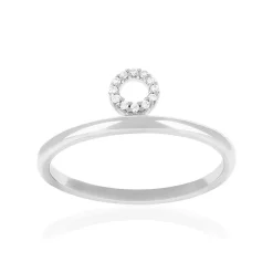 Bague argent 925 et zirconias