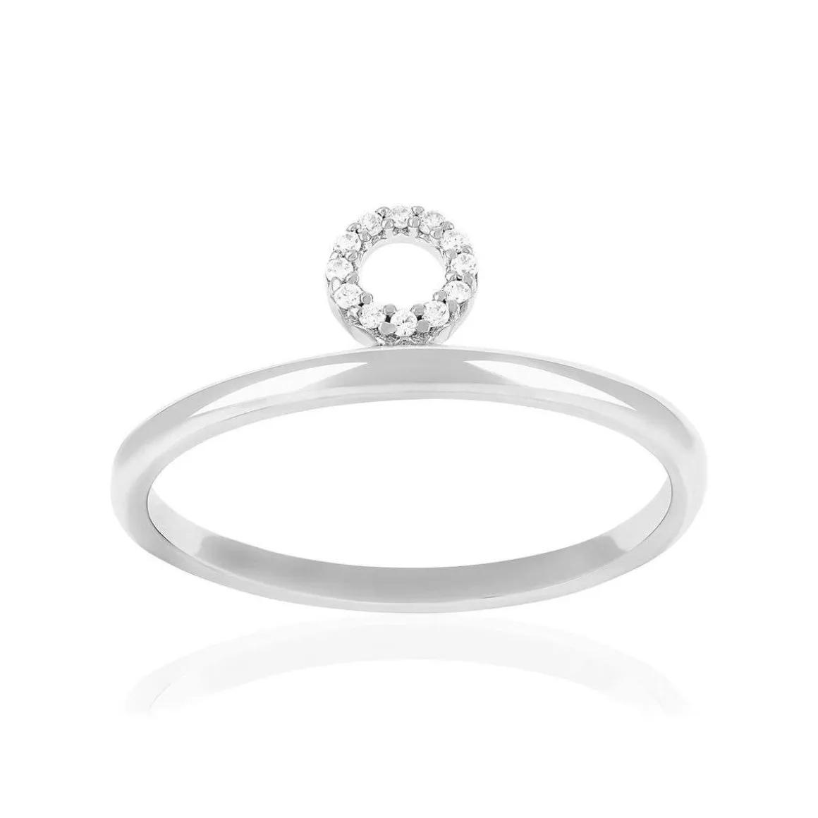 Bague argent 925 et zirconias