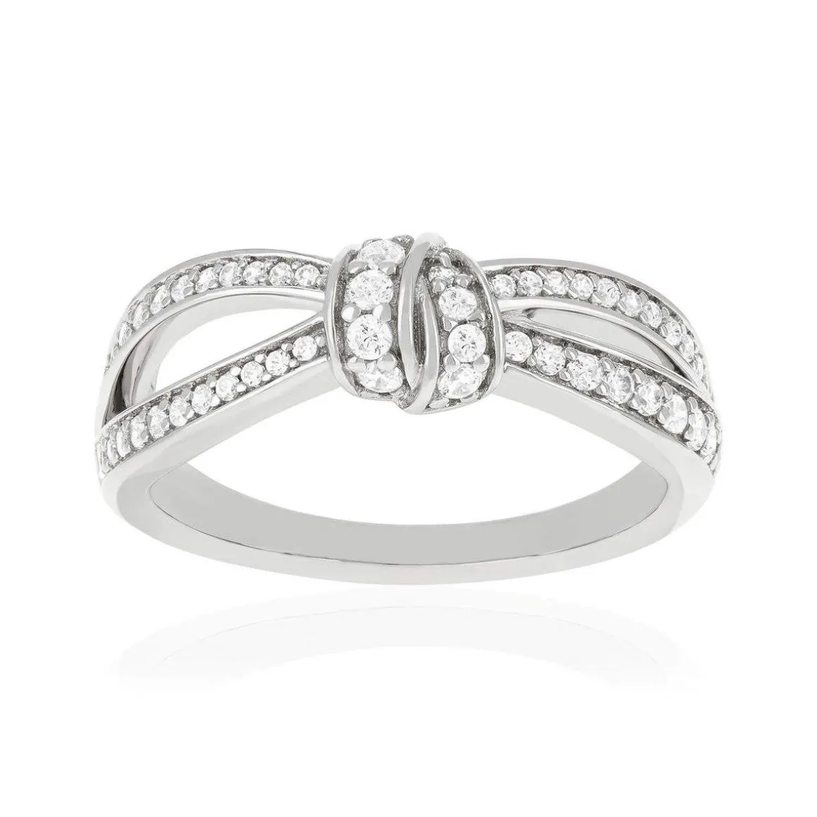 Bague argent 925 et zirconias