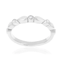 Bague argent 925 et zirconias