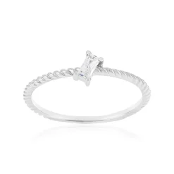 Bague argent 925 et zirconias