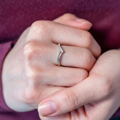Bague argent 925 et zirconias