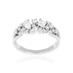 Bague argent 925 et zirconias