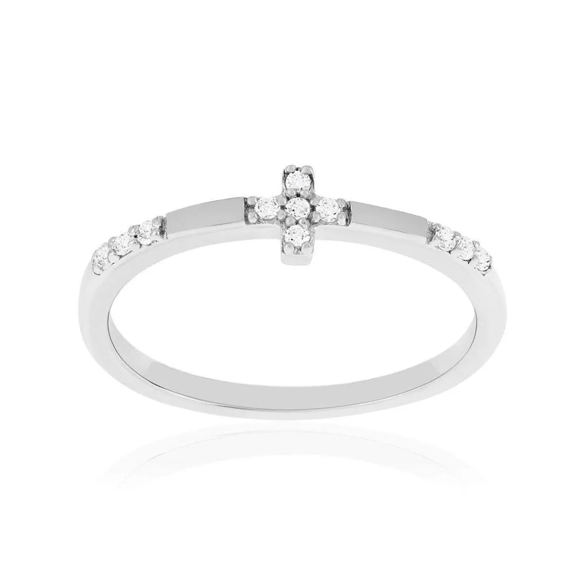 Bague argent 925 et zirconias
