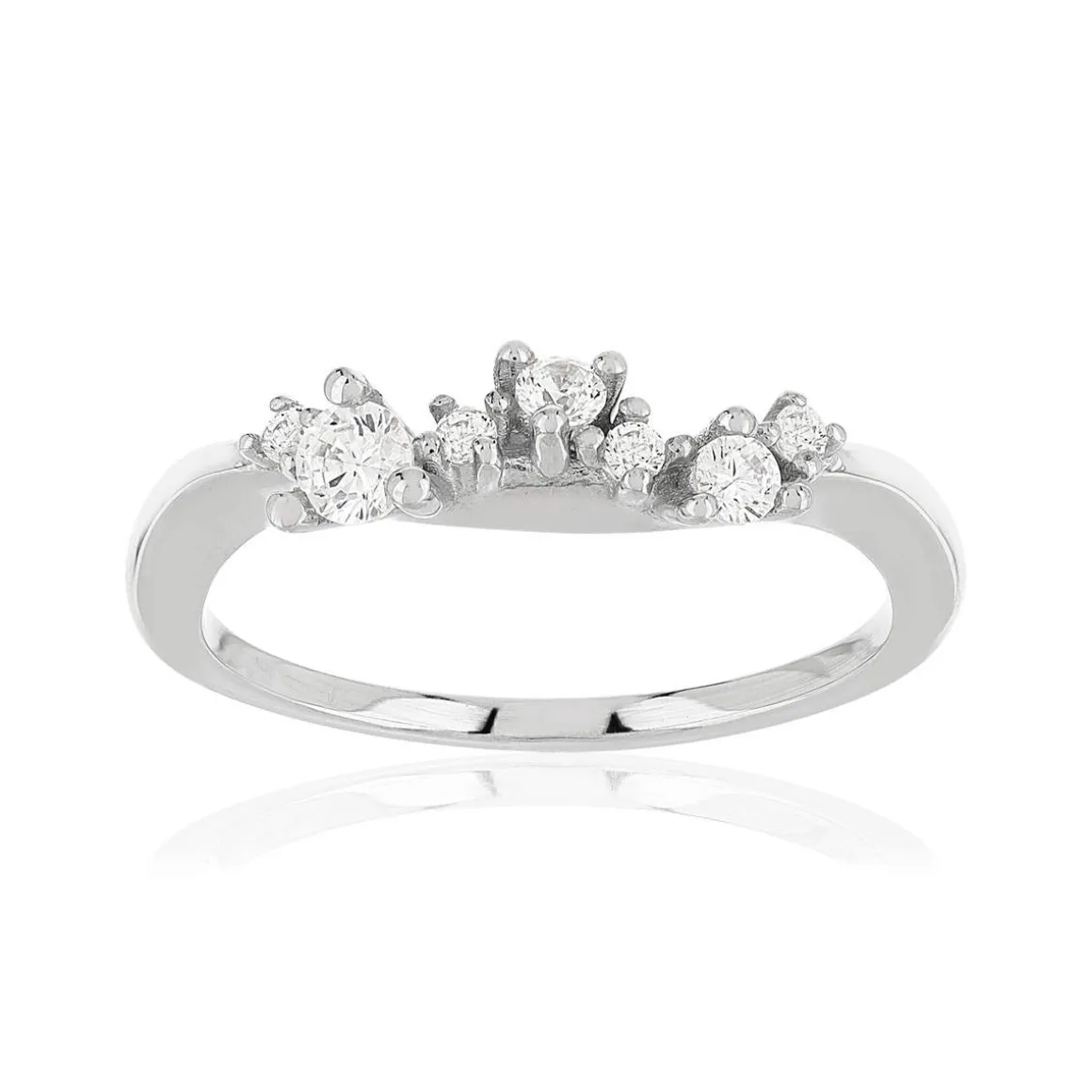 Bague argent 925 et zirconias