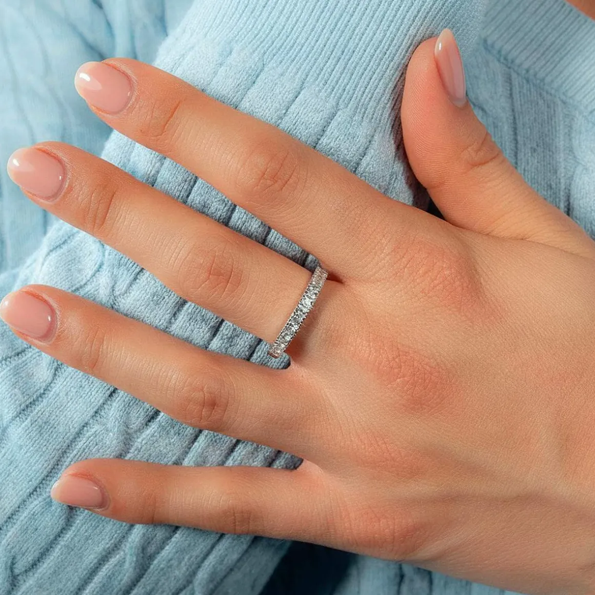 Bague argent 925 et zirconias