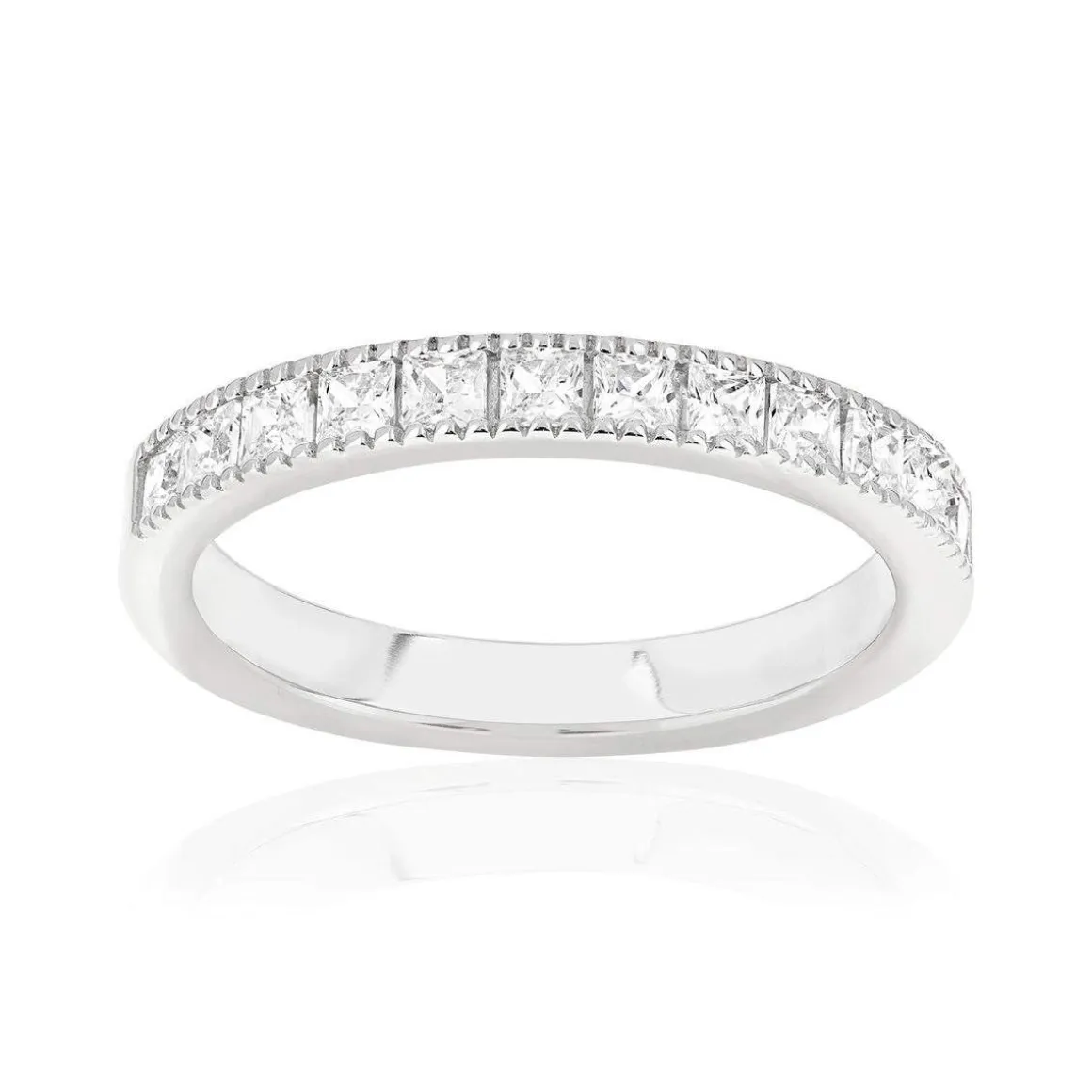 Bague argent 925 et zirconias