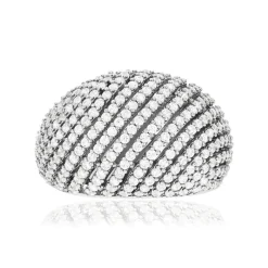 Bague argent 925 et zirconias