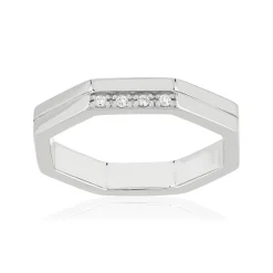 BAGUE argent 925 et zirconias