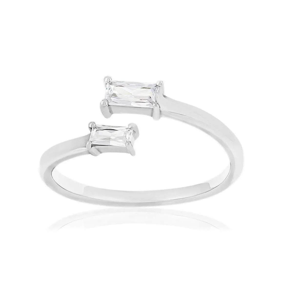 Bague argent 925 et zirconias