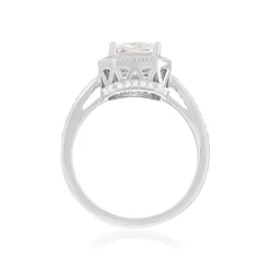 Bague argent 925 et zirconias