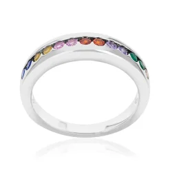 Bague argent 925 et zirconias