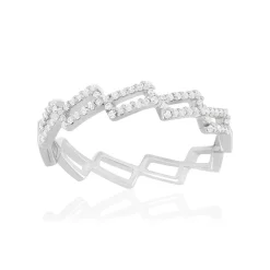 Bague argent 925 et zirconias