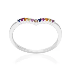 Bague argent 925 et zirconias