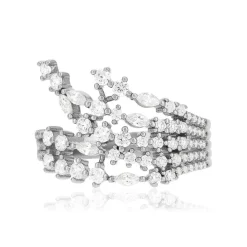 Bague argent 925 et zirconias