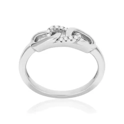Bague argent 925 et zirconias