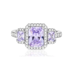 Bague argent 925 et zirconias