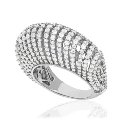 Bague argent 925 et zirconias