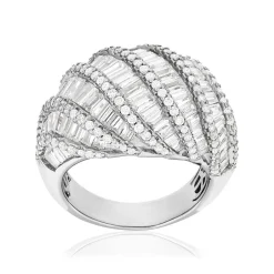 Bague argent 925 et zirconias