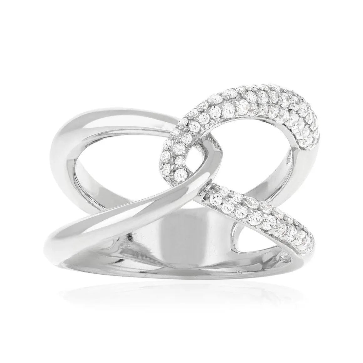 Bague argent 925 et zirconias