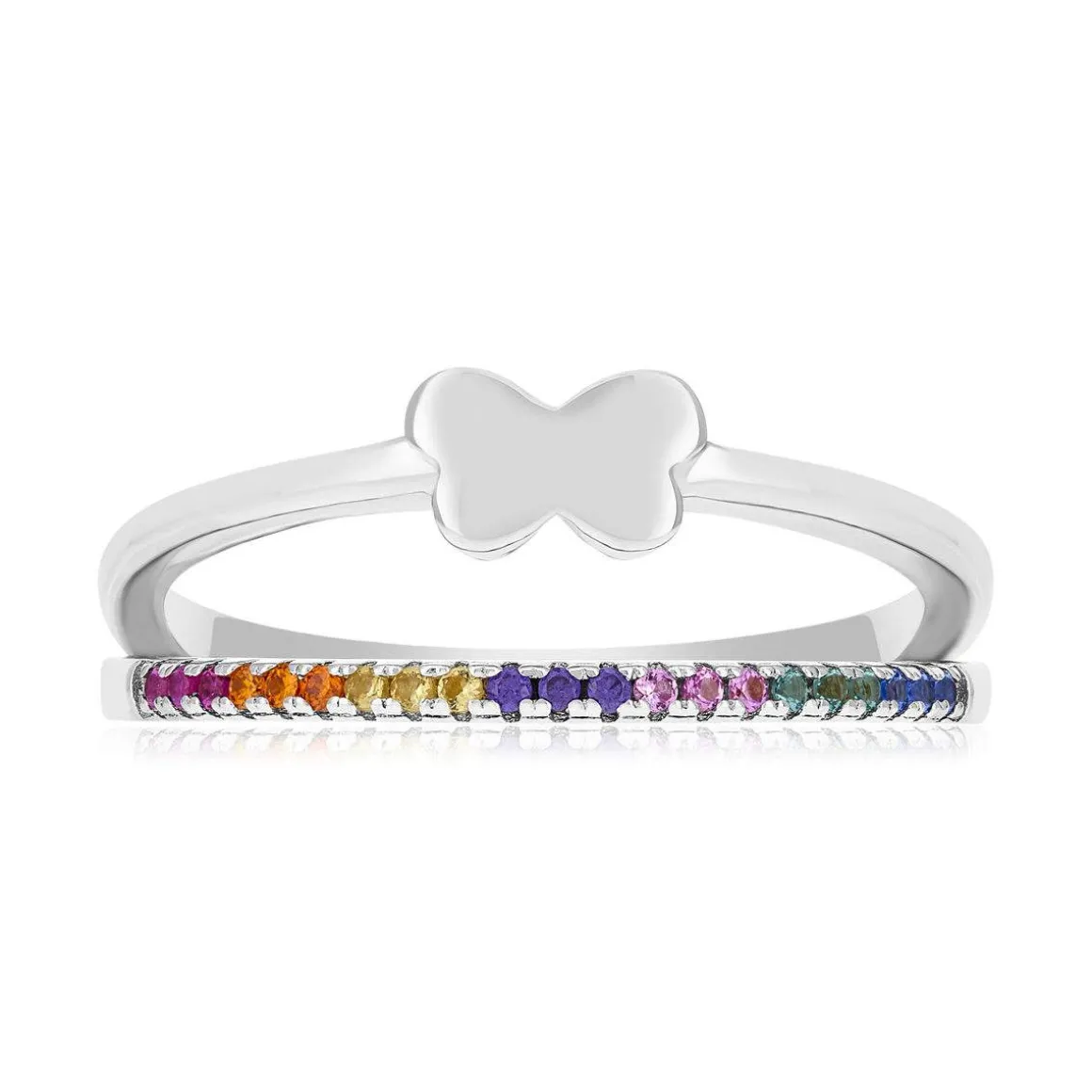 Bague argent 925 et zirconias