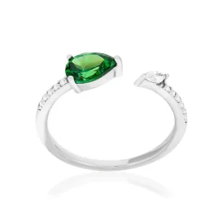 Bague argent 925 et zirconias