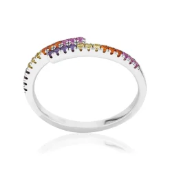 Bague argent  925 et zirconias