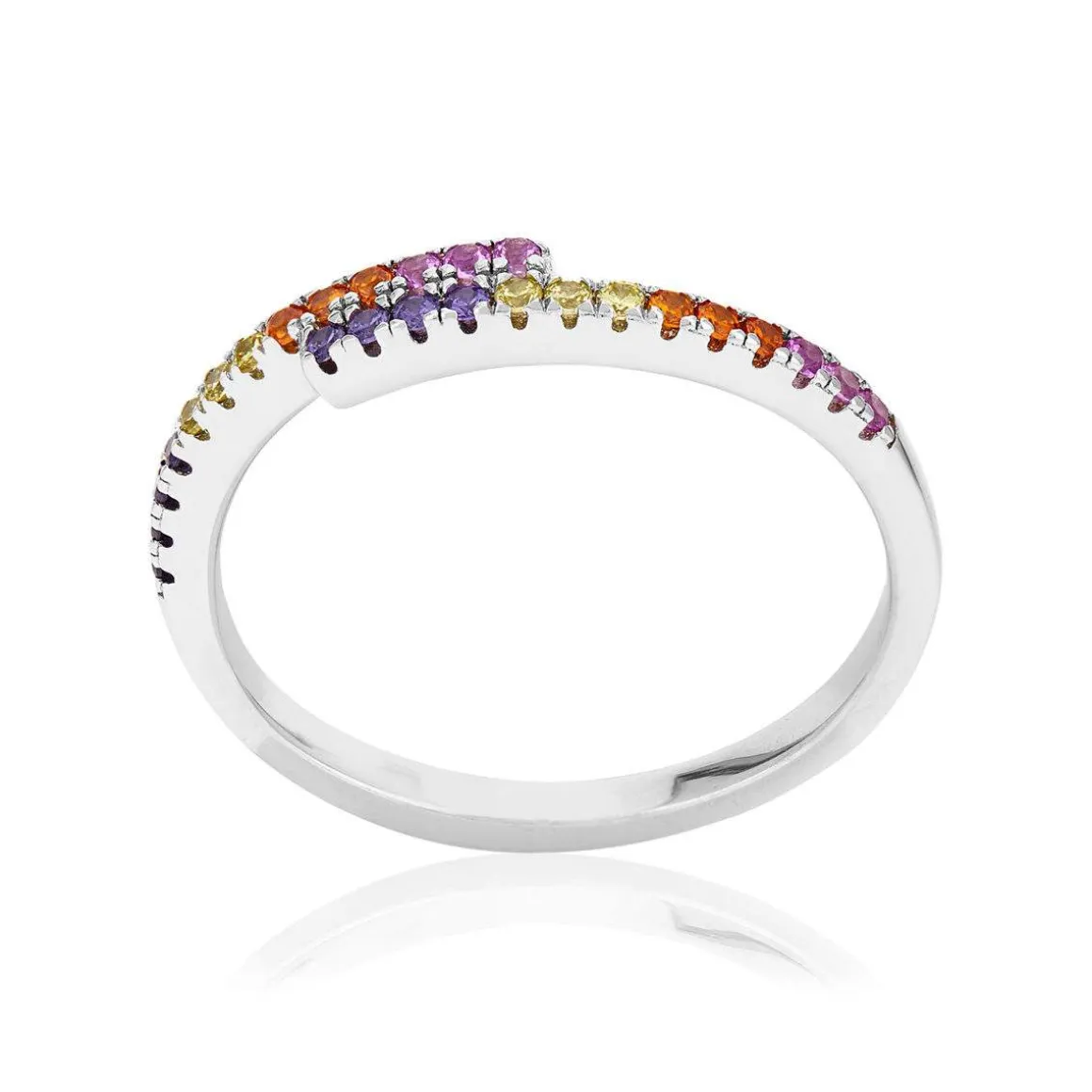 Bague argent 925 et zirconias