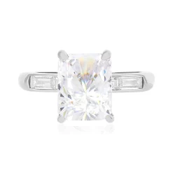 Bague argent 925 et zirconias