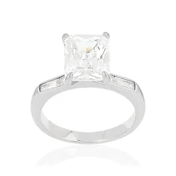 Bague argent 925 et zirconias