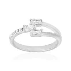 Bague argent 925 et zirconias
