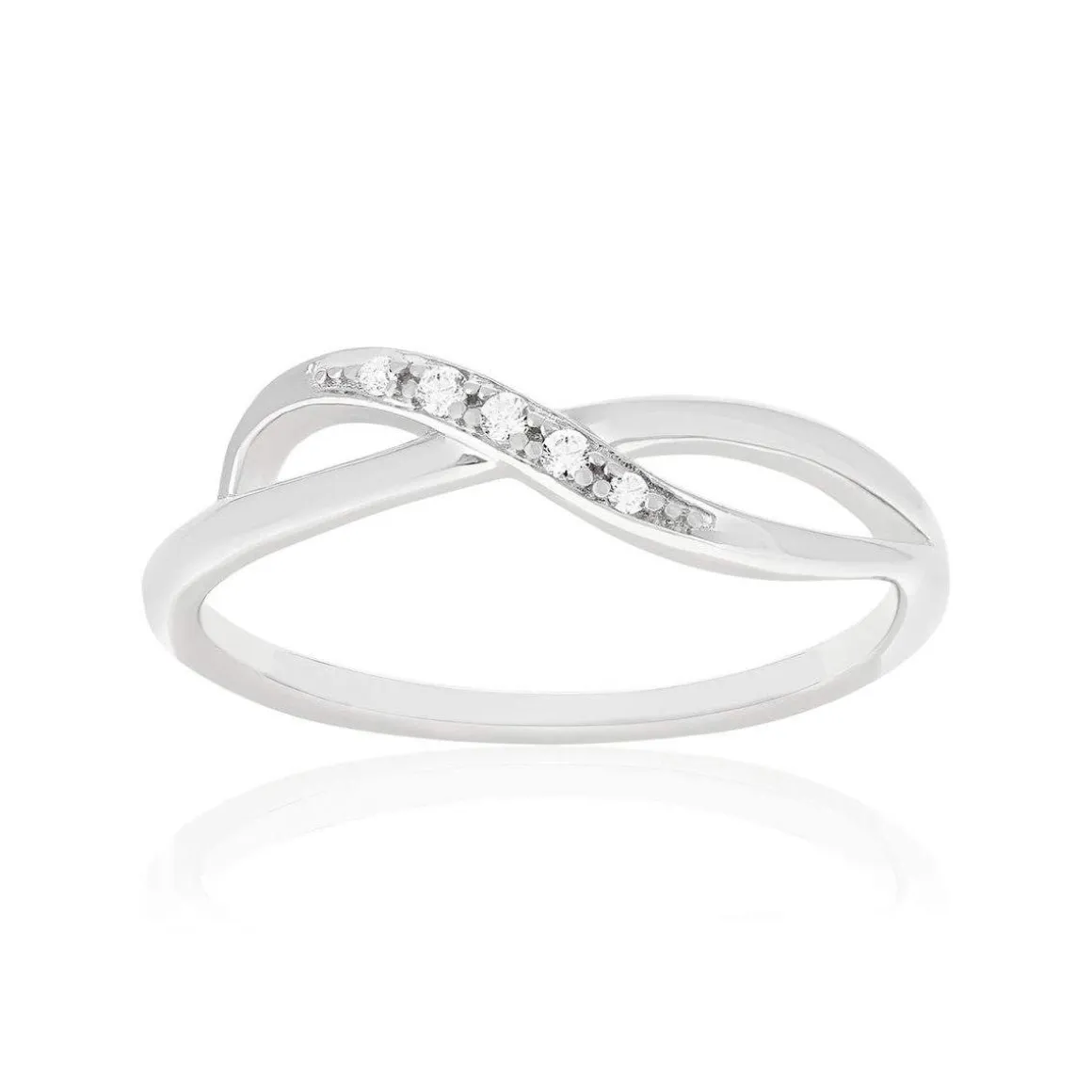 Bague argent 925 et zirconias