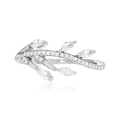 Bague argent 925 et zirconias