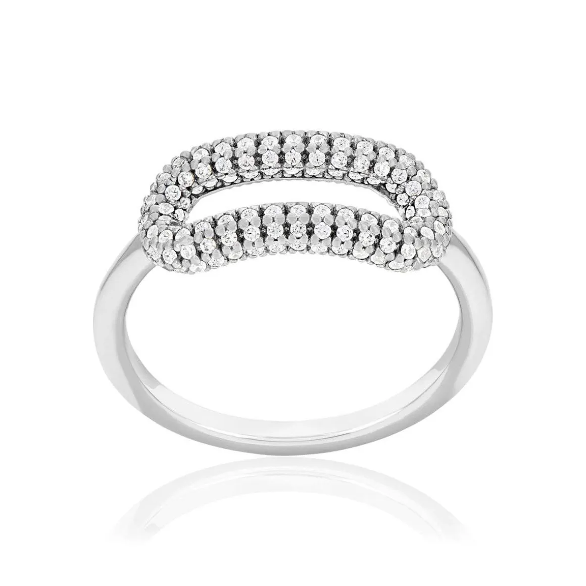 Bague argent 925 et zirconias